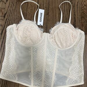 Garage Ivory Lace Bralette